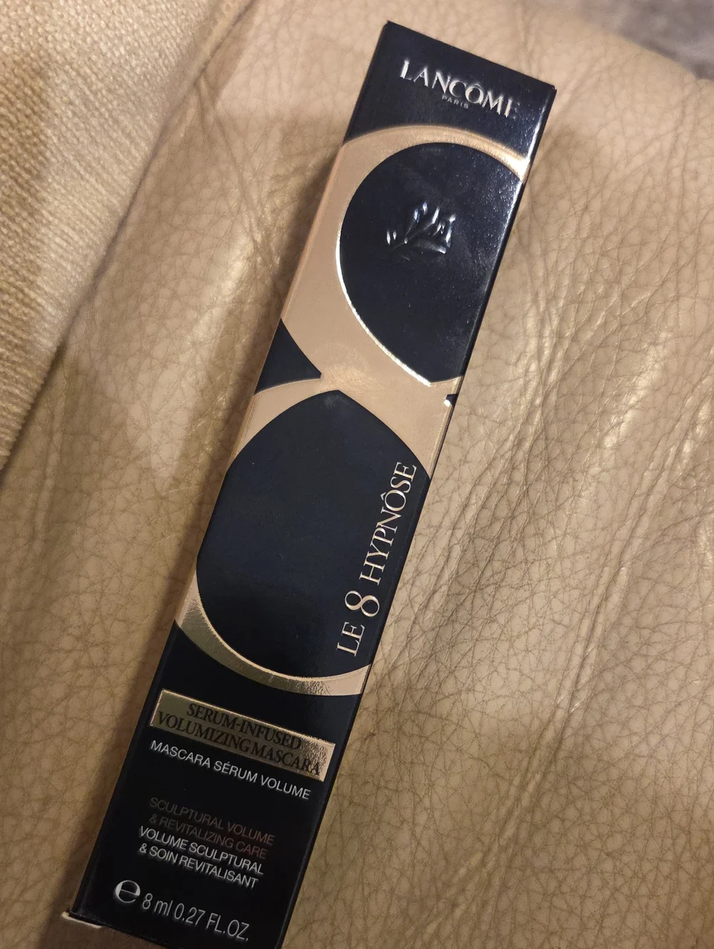 Lancôme Le 8 Hypnôse Mascara Box in Black and Gold NIB